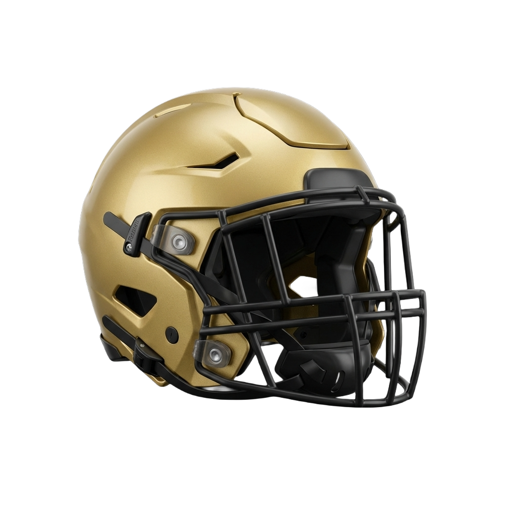 Gold helmet